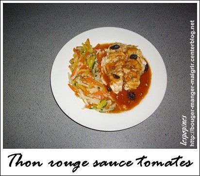 recette de thon rouge sauce tomates