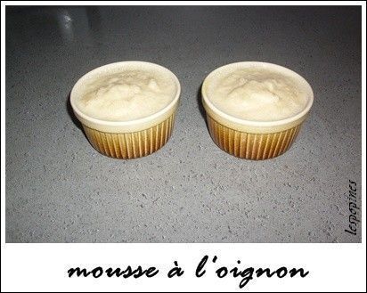 recette de mousse à l'oignon
