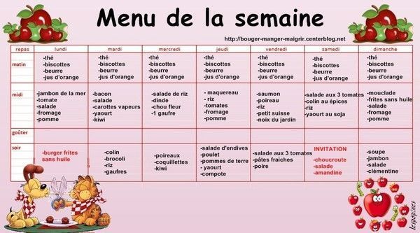 Menu De La Semaine 5112 | Hot Sex Picture