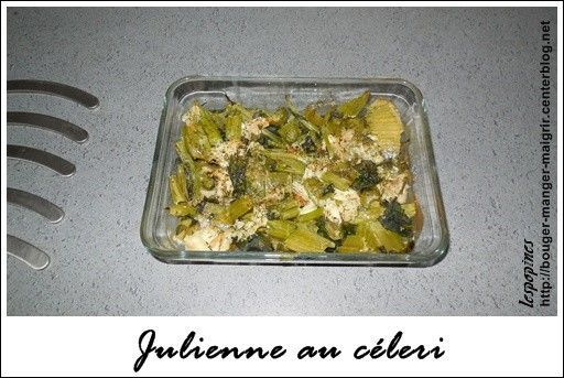 recette de julienne au céleri