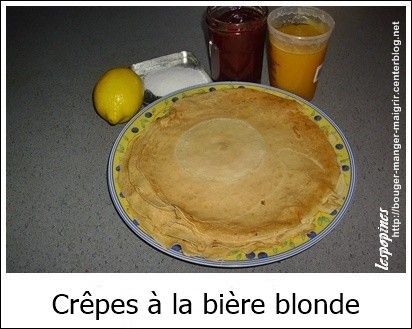 recette de crêpe à la bière