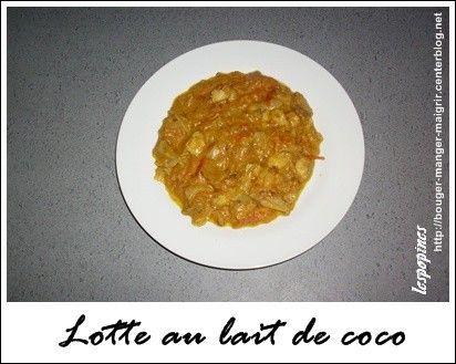 Recette de lotte au lait de coco - Centerblog