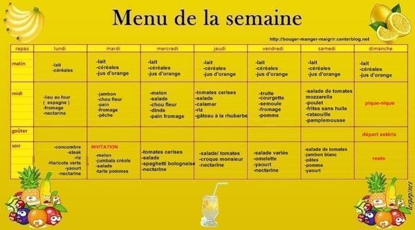 Menu du 30 juillet au 05 aout 2012 - Centerblog Menu du 30 juillet au 05 aout 2012 - Centerblog